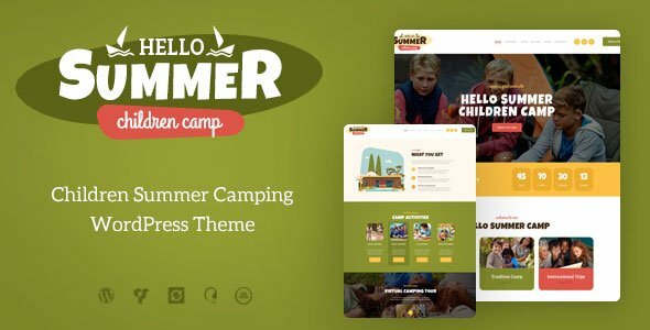 plantillas de WordPress para tu campamento de verano 2 3