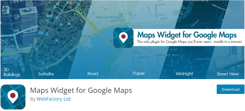 Maps Widget for Google Maps plugin
