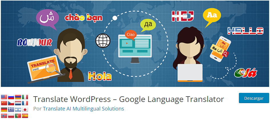 Translate WordPress – Google Language Translator Plugin