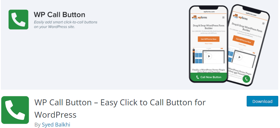 WP Call Button plugin